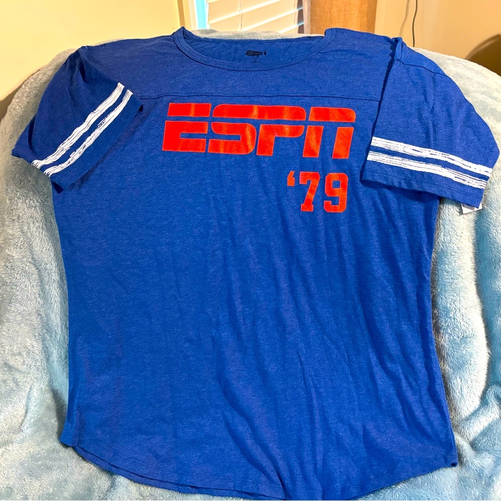 ESPN Blue Women's Jersey Top